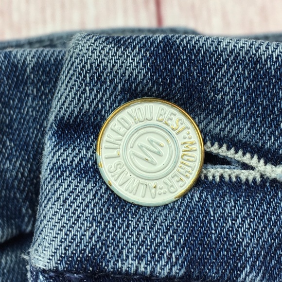 ⭐️MOTHER High Waisted Looker Jean in Loud is how I love you Size 27x29 1/2 - Picture 6 of 16